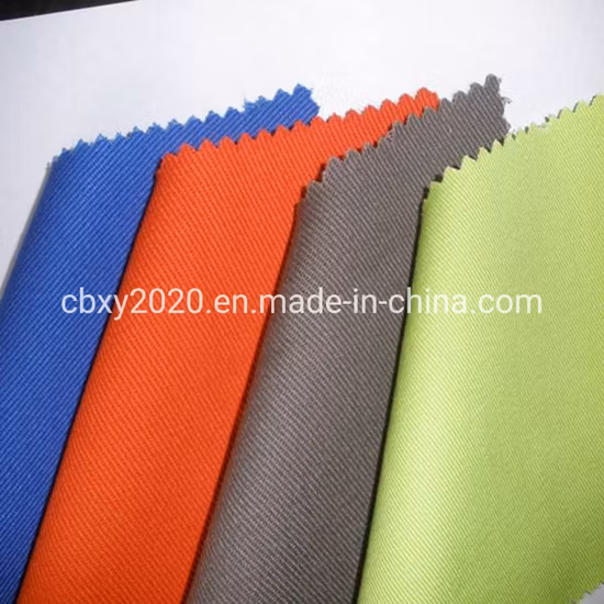 Factory Store 100% Cotton/ Polyester 200 - 380 GSM Plain Textile W/ Special Function as Protection Used in Security/ Hospital/ Industry