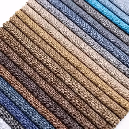 Factory Plain Soft China Factory Dyed Velvet Fabric for Sofa 180g Jaguar Fabric + 50gtc