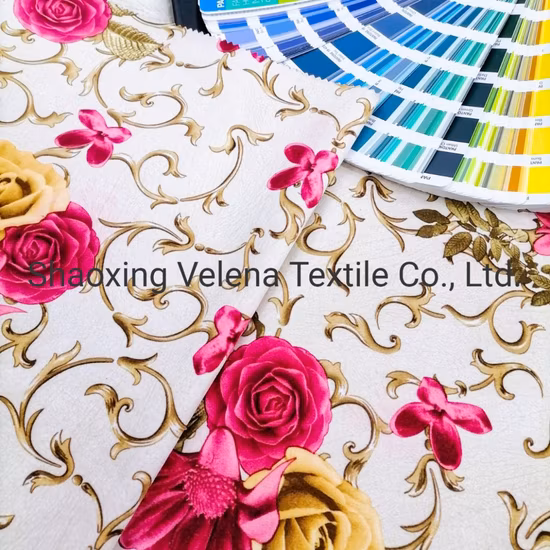 Classical Design Natural Look Print Soft Handfeel FDY Venisia Velvet Furniture Sofa Uphosltery Fabric Imagens De Sofas