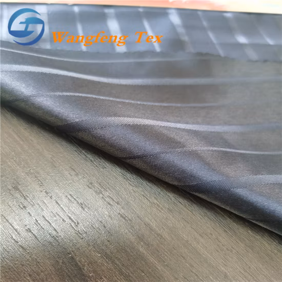 Wholesaler Jacquard Poly Stripe Fabric